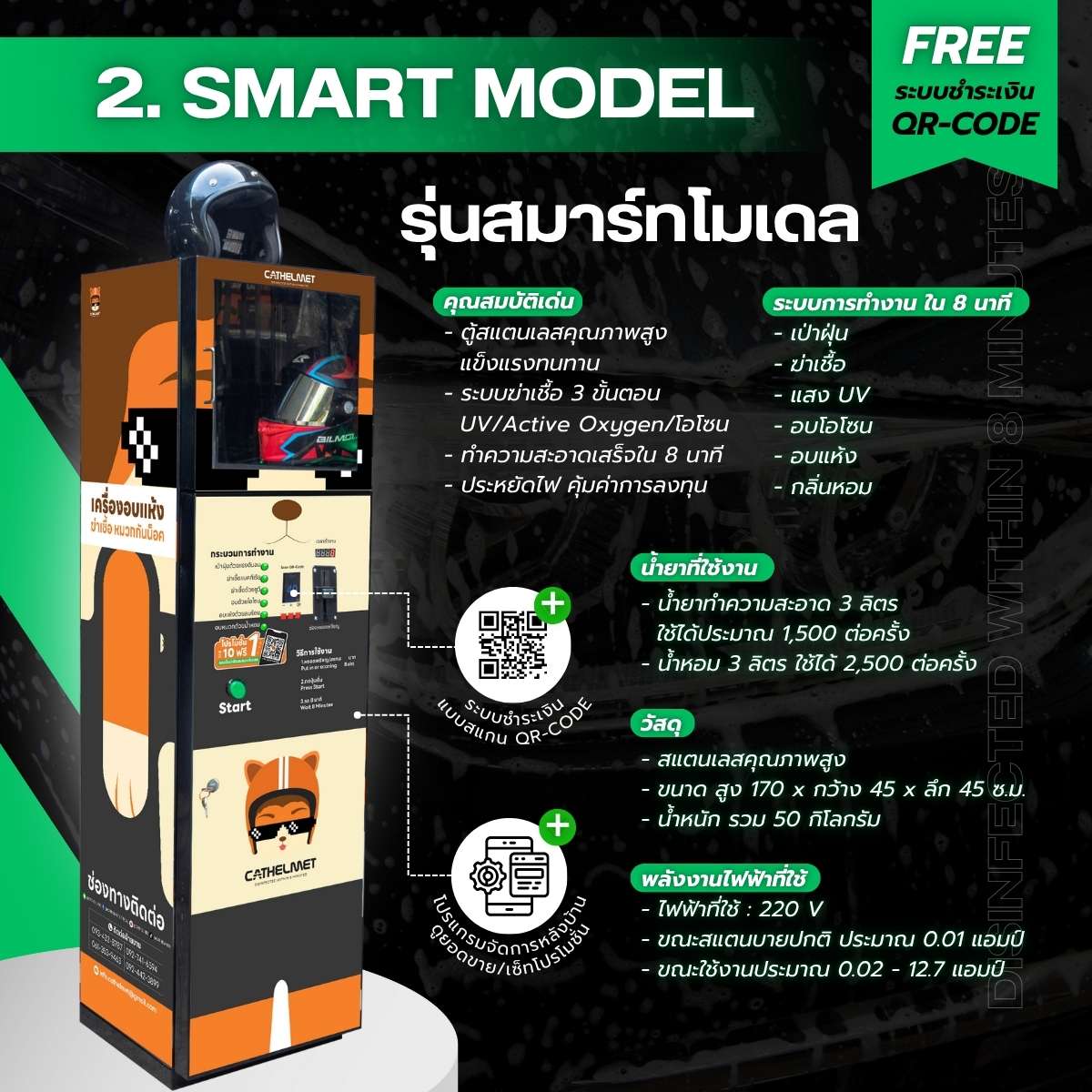ตู้อบ หมวกกันน็อค